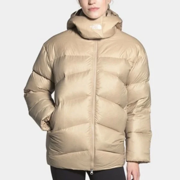 NWT The North Face Women’s Palomar Down Parka Coat Jacket Relaxed fit Khaki M BE - Picture 6 of 16